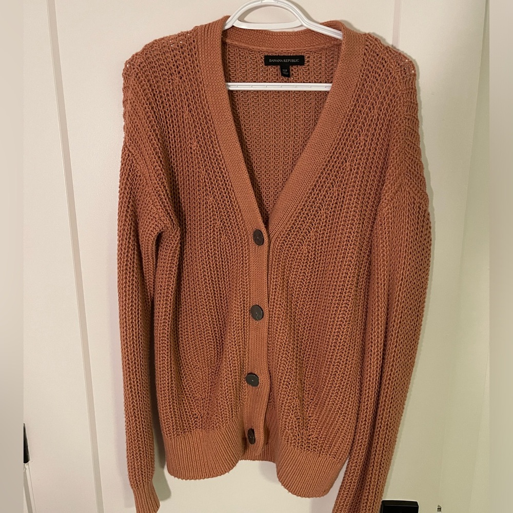 Dusty Rose🌹 Banana Republic Long Cardigan